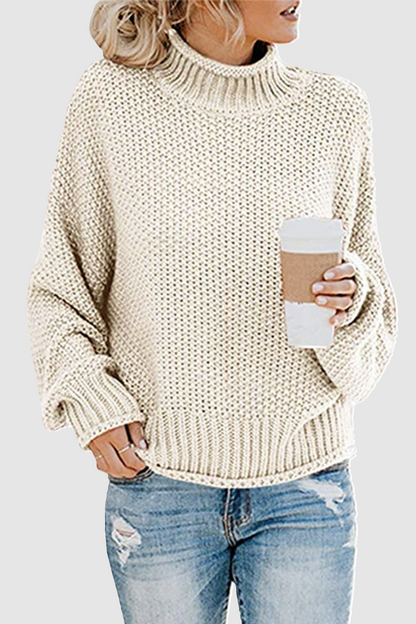Patchwork Turtleneck Sweaters(11 Colors)