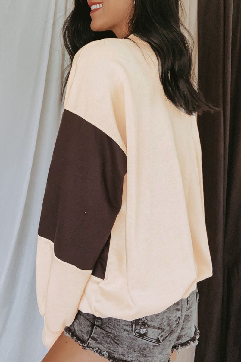 Patchwork O Neck T-shirts