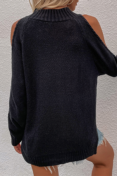 Hollowed Out O Neck Sweaters(6 Colors)