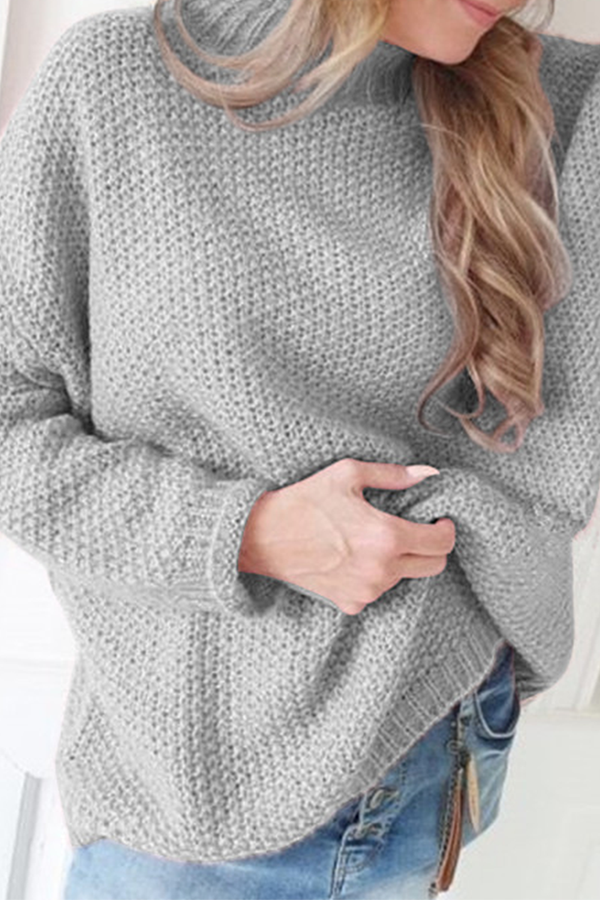 Sbasic Half a Turtleneck Tops Sweater(4 Colors)