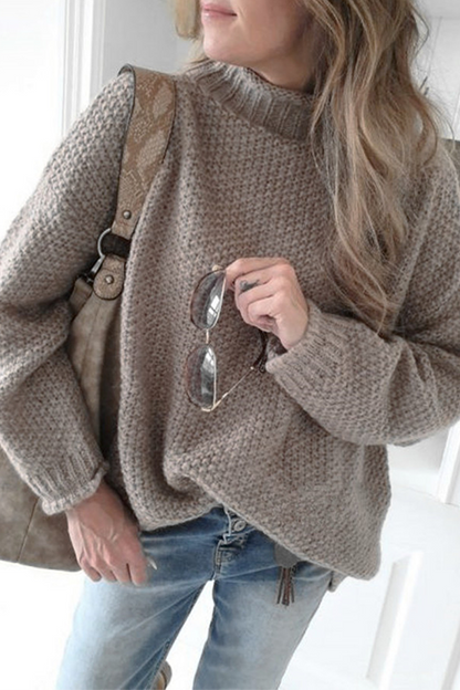 Sbasic Half a Turtleneck Tops Sweater(4 Colors)
