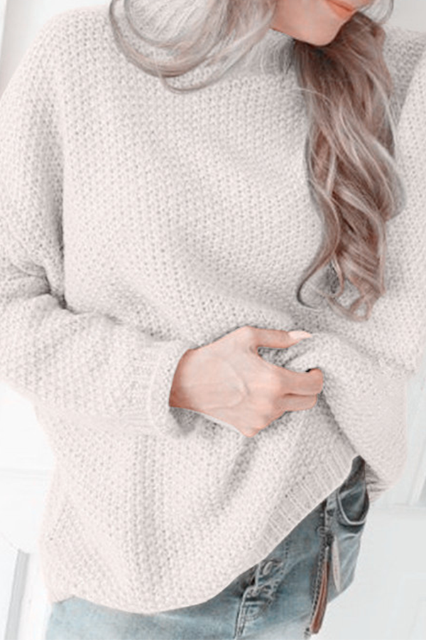 Sbasic Half a Turtleneck Tops Sweater(4 Colors)