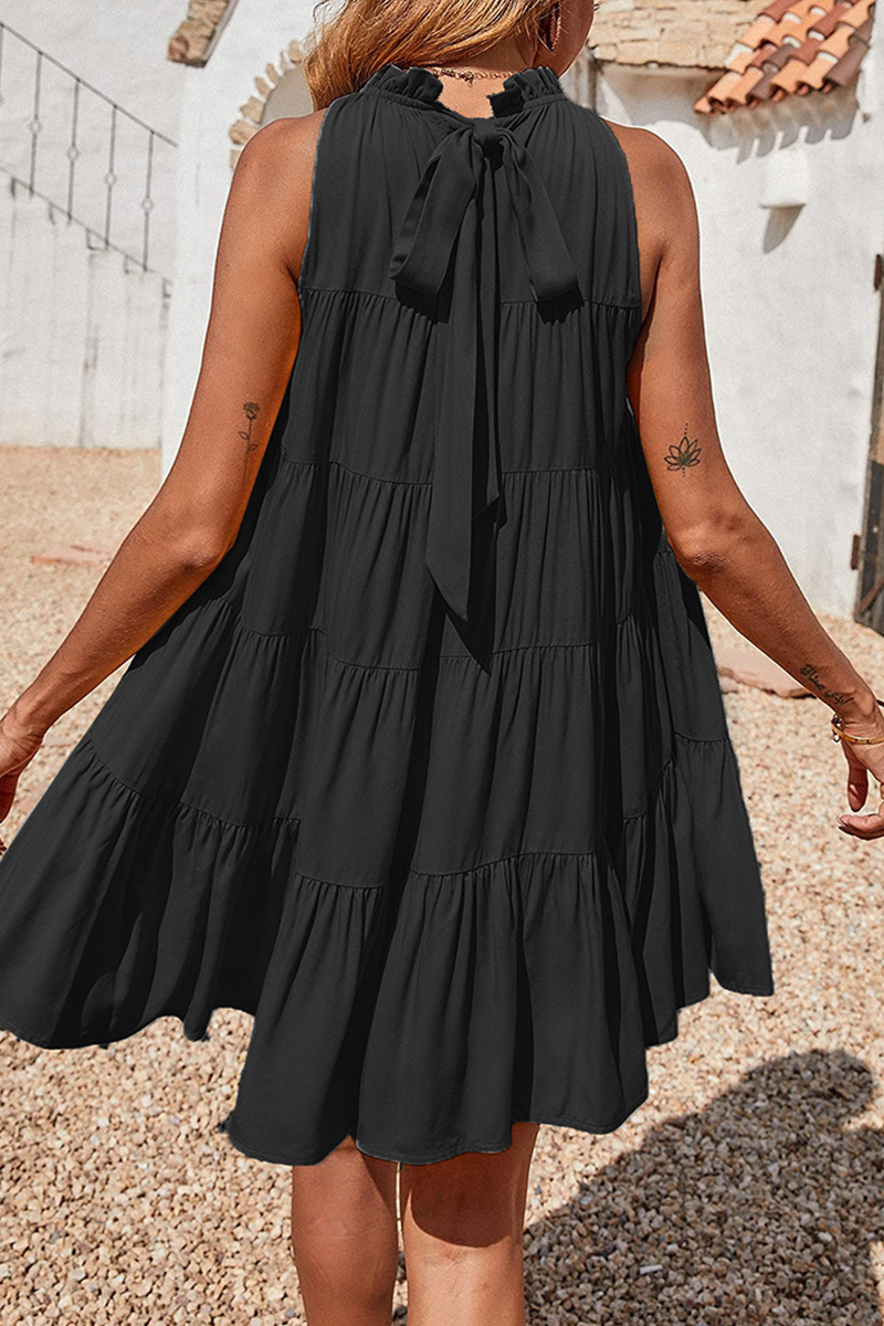 Halter Cake Skirt Dresses(6 Colors)