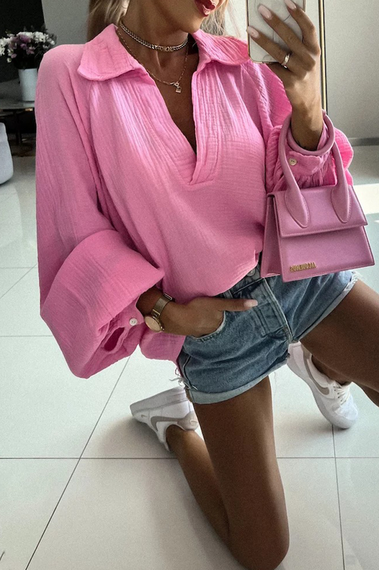 Patchwork Blouses (4 Colors)