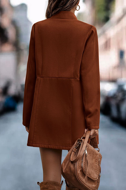 Patchwork Cardigan Collar Outerwear(5 Colors)