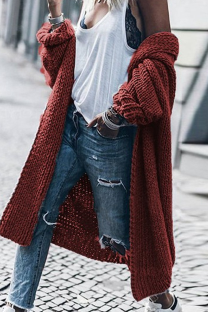 Retro Patchwork Cardigan(5 Colors)