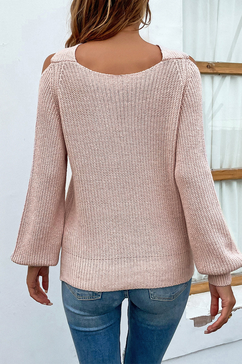 Color Halter Sweaters(4 Colors)