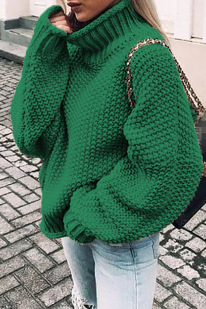 Patchwork Turtleneck Sweaters(14 Colors)