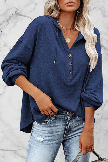Frenulum V Neck Hoodies(11 Colors)