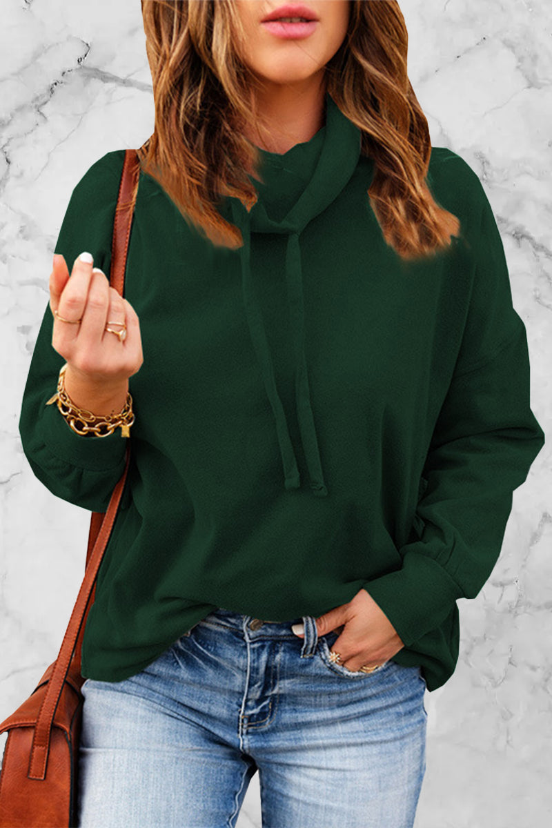Make Old Scarf Collar Hoodies(5 Colors)