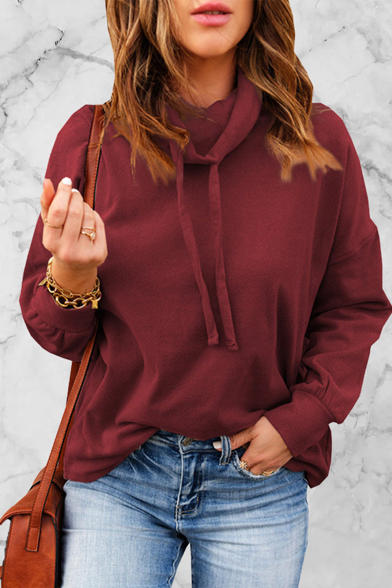 Make Old Scarf Collar Hoodies(5 Colors)
