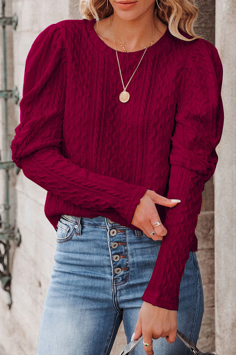 Color O Neck Sweaters(5 Colors)