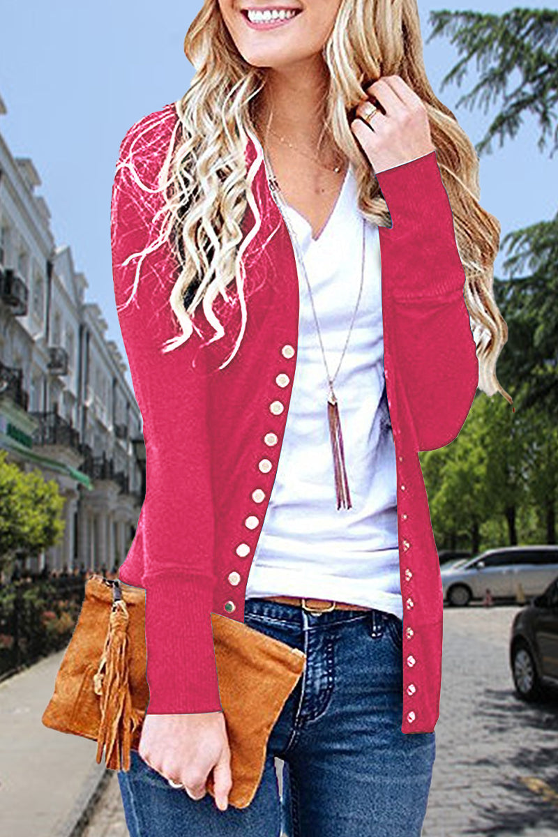 Buttons Color Cardigan(9 Colors)