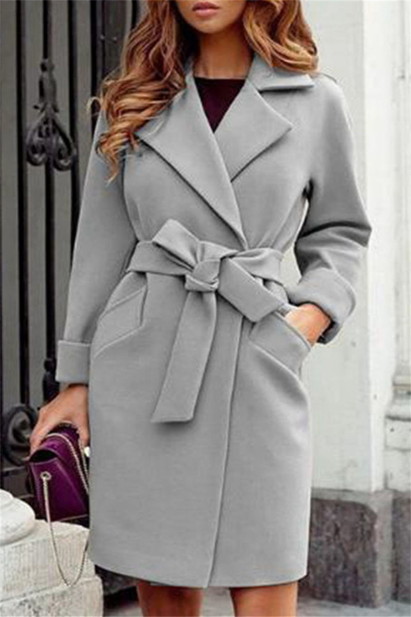 Cardigan Turndown Collar Outerwear(7 Colors)