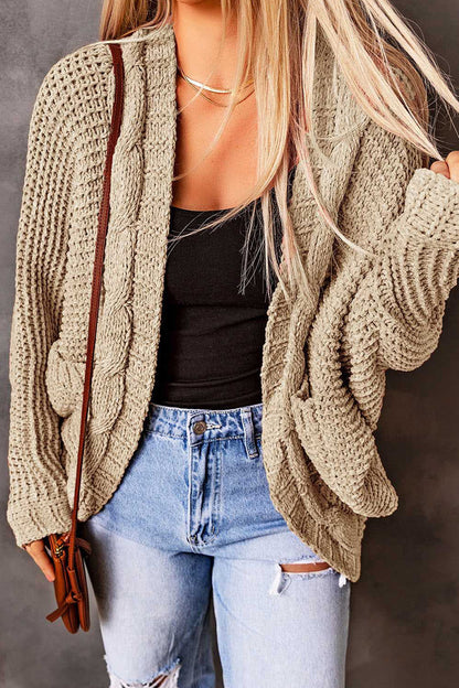 Pocket Cardigan Collar Cardigans(8 Colors)