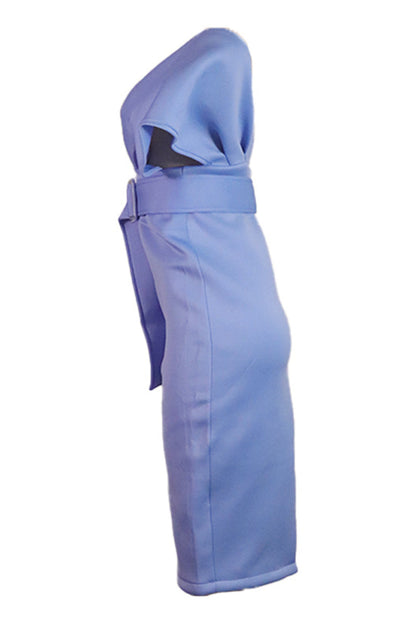 V Neck One Step Skirt Dresses(2 Colors)