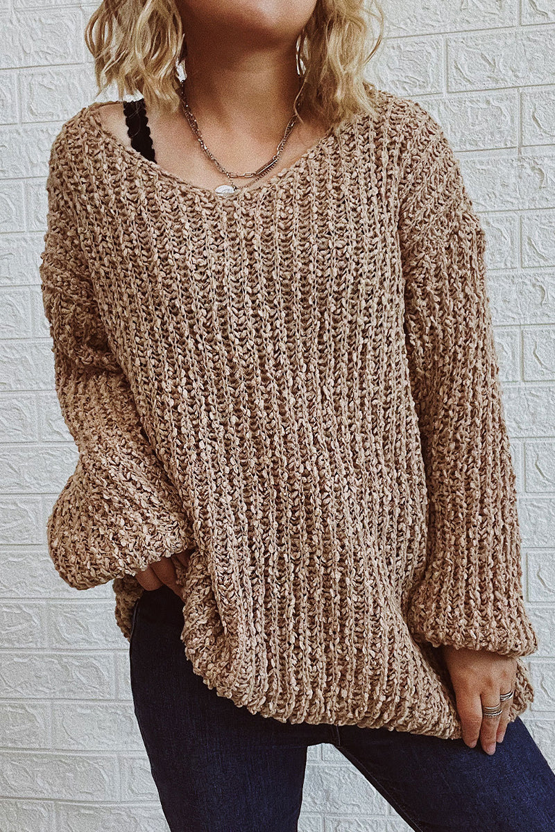 Street V Neck Sweaters(3 Colors)