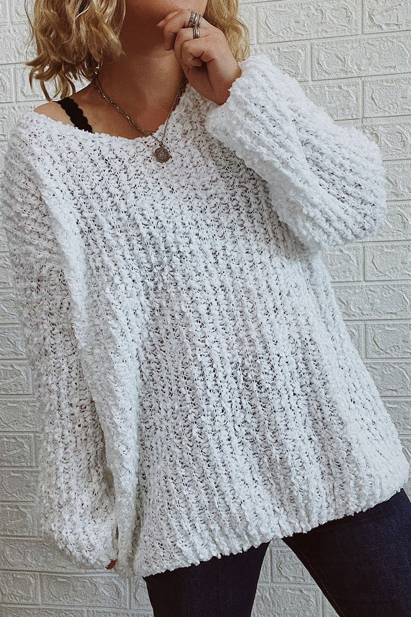 Street V Neck Sweaters(3 Colors)