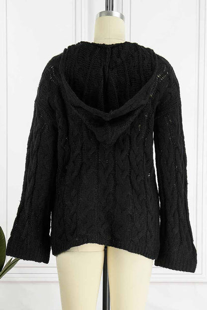 Street Patchwork Hooded Collar Sweaters(16 Colors)