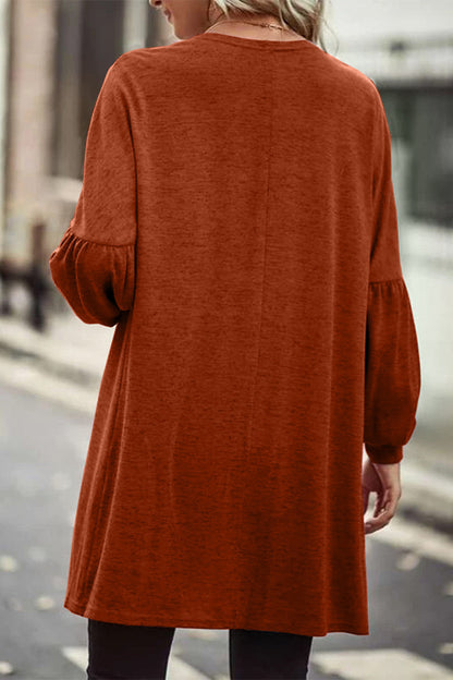 Color O Neck Cardigans(6 Colors)