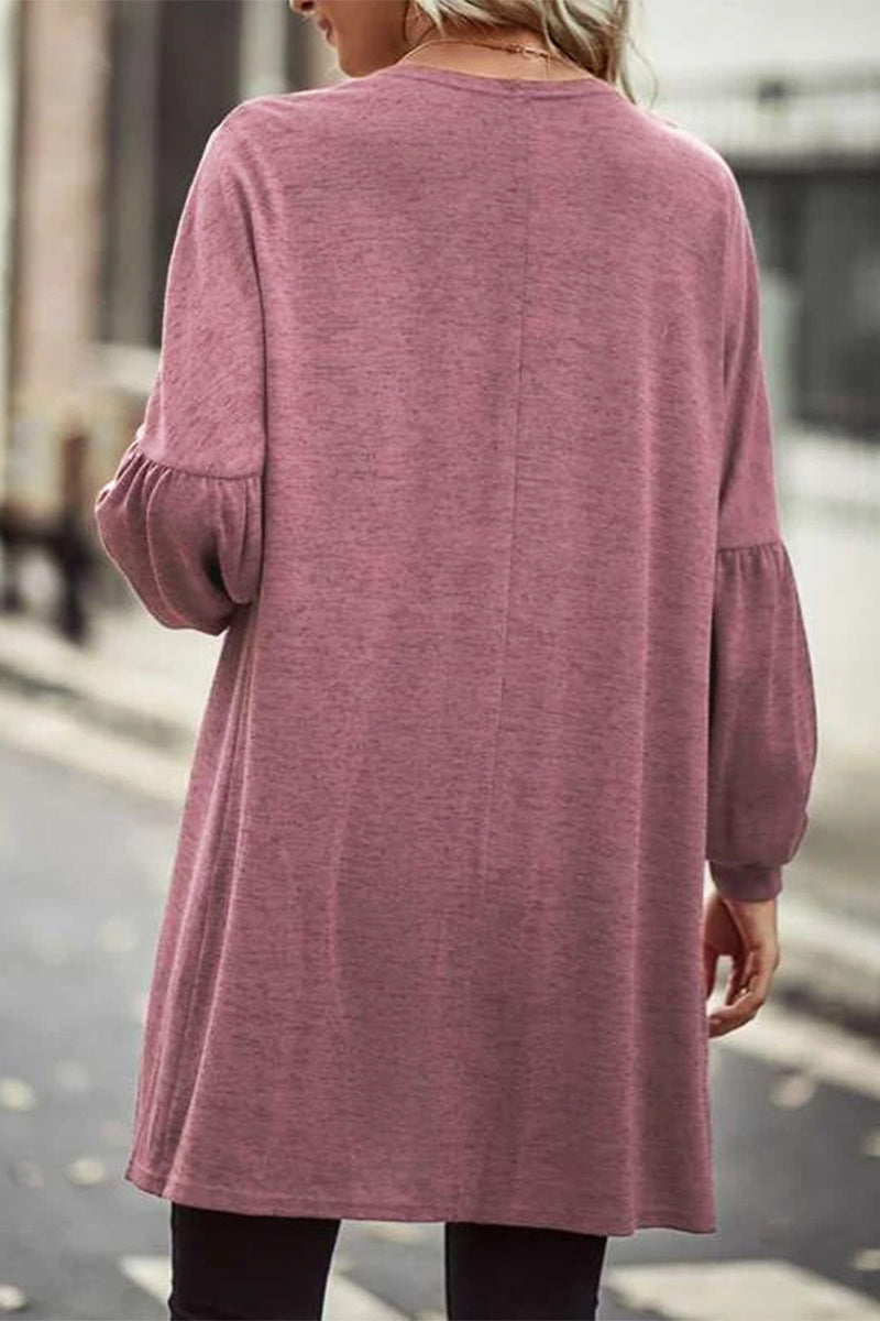 Color O Neck Cardigans(6 Colors)