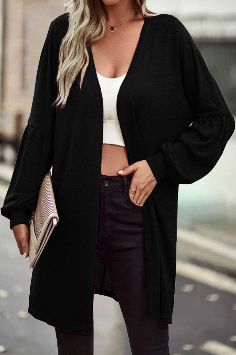 Color O Neck Cardigans(6 Colors)