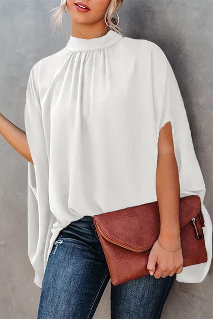 Print Printing O Neck Blouses(10 Colors)