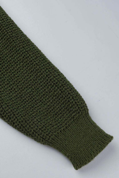 Slit V Neck Sweaters(7 Colors)