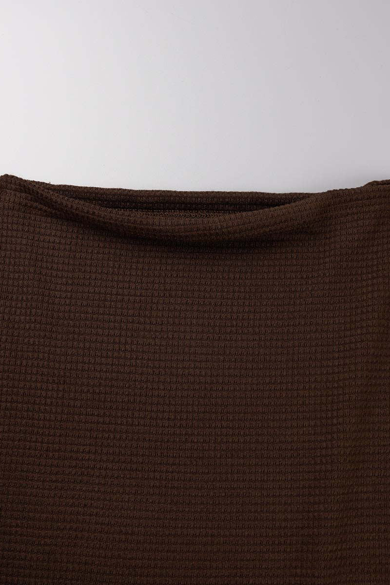 Color Oblique Collar Sweaters(6 Colors)