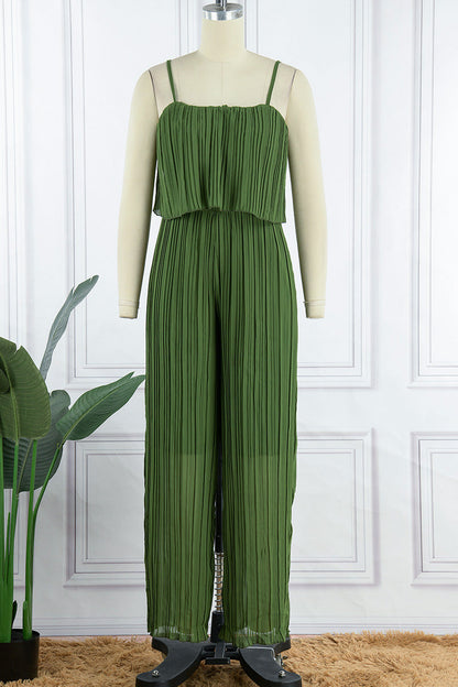 Simplicity Fold Strapless Loose Jumpsuits(3 Colors)