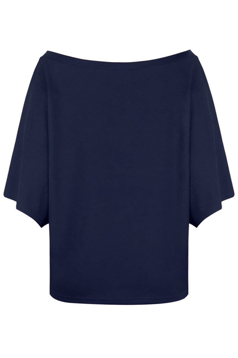 Street Print Patchwork Off the Shoulder T-shirts(3 Colors)