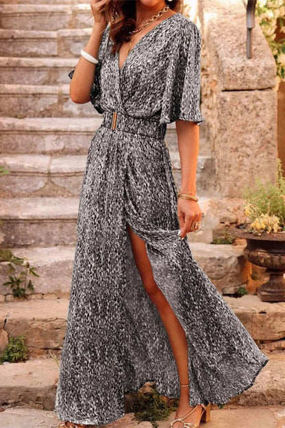 College Patchwork With Belt V Neck Waist Skirt Dresses(5 Colors)