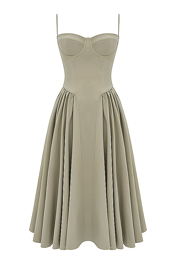 Corset Midi Dress