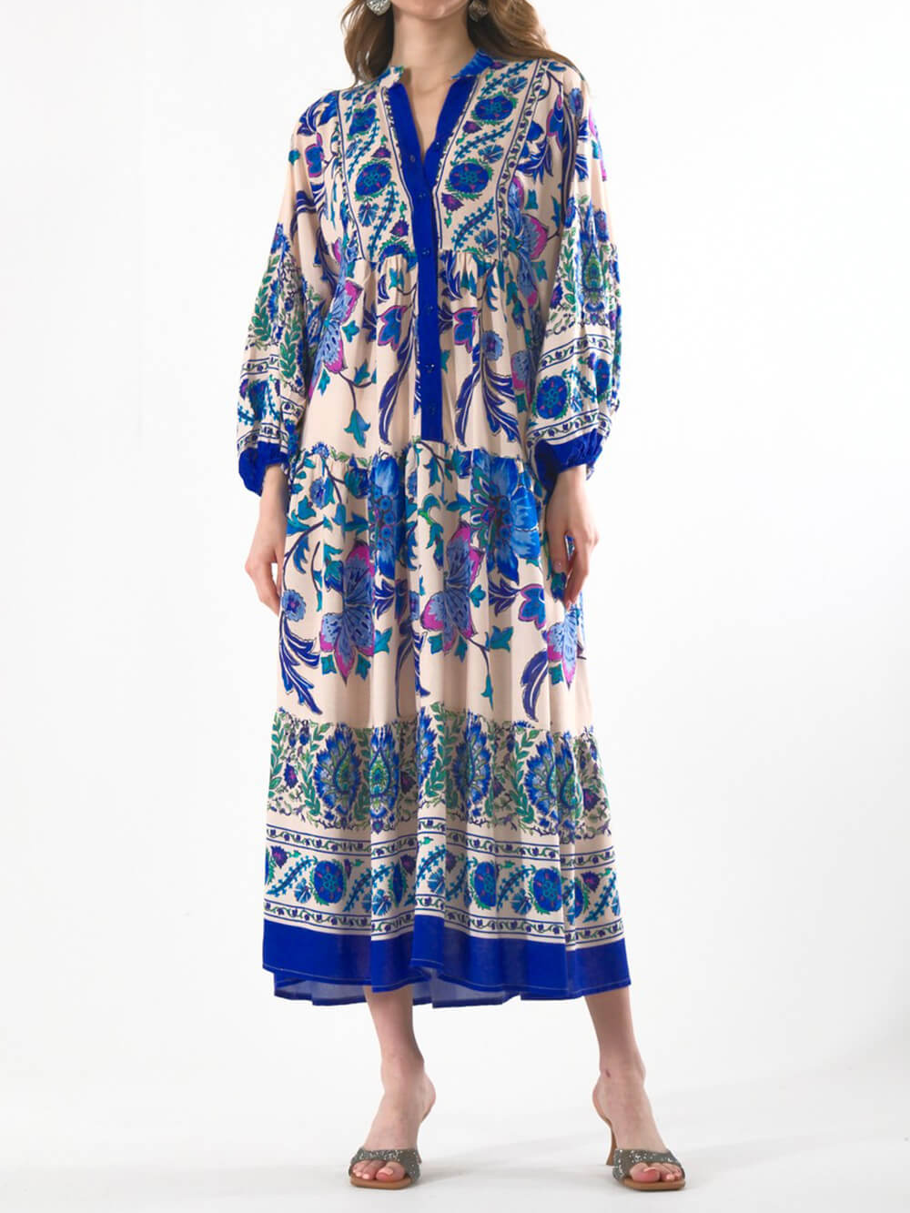The Bloom-long Sleeve Maxi Dress