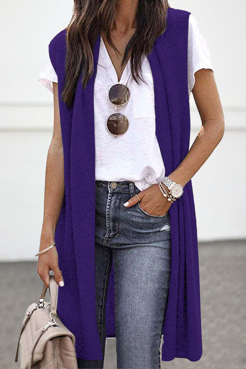 Street Cardigan Collar Tops