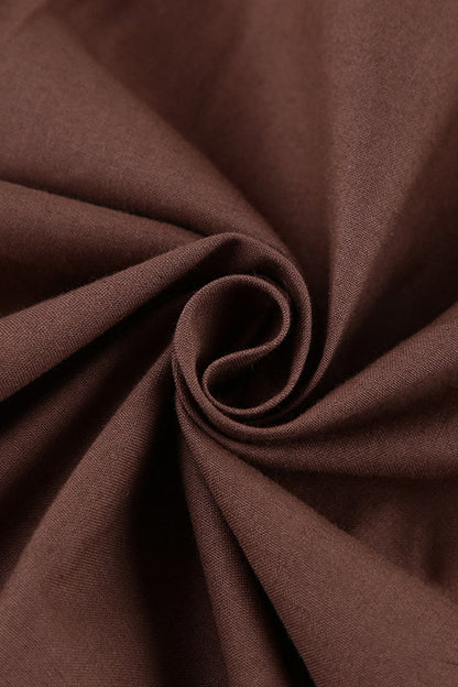 Work Bandage Turndown Collar Waist Skirt Dresses