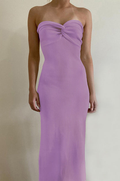 Asymmetrical Strapless One Step Skirt Dresses(11 Colors)