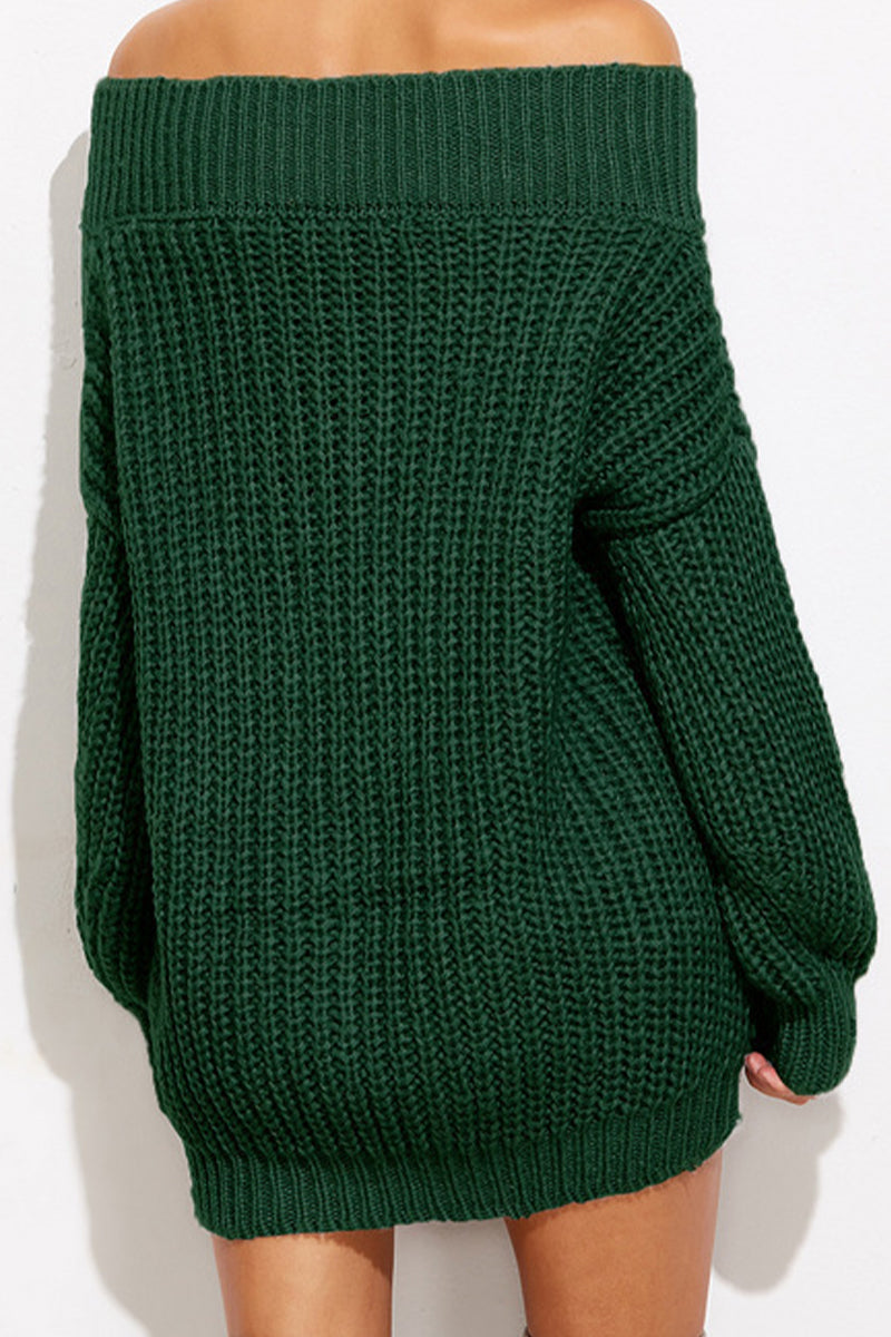 Patchwork V Neck Sweaters(3 Colors)