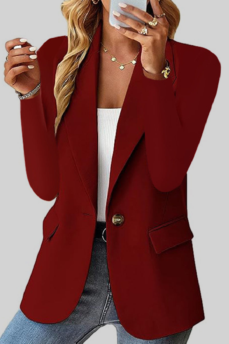 Cardigan Turn-back Collar Outerwear