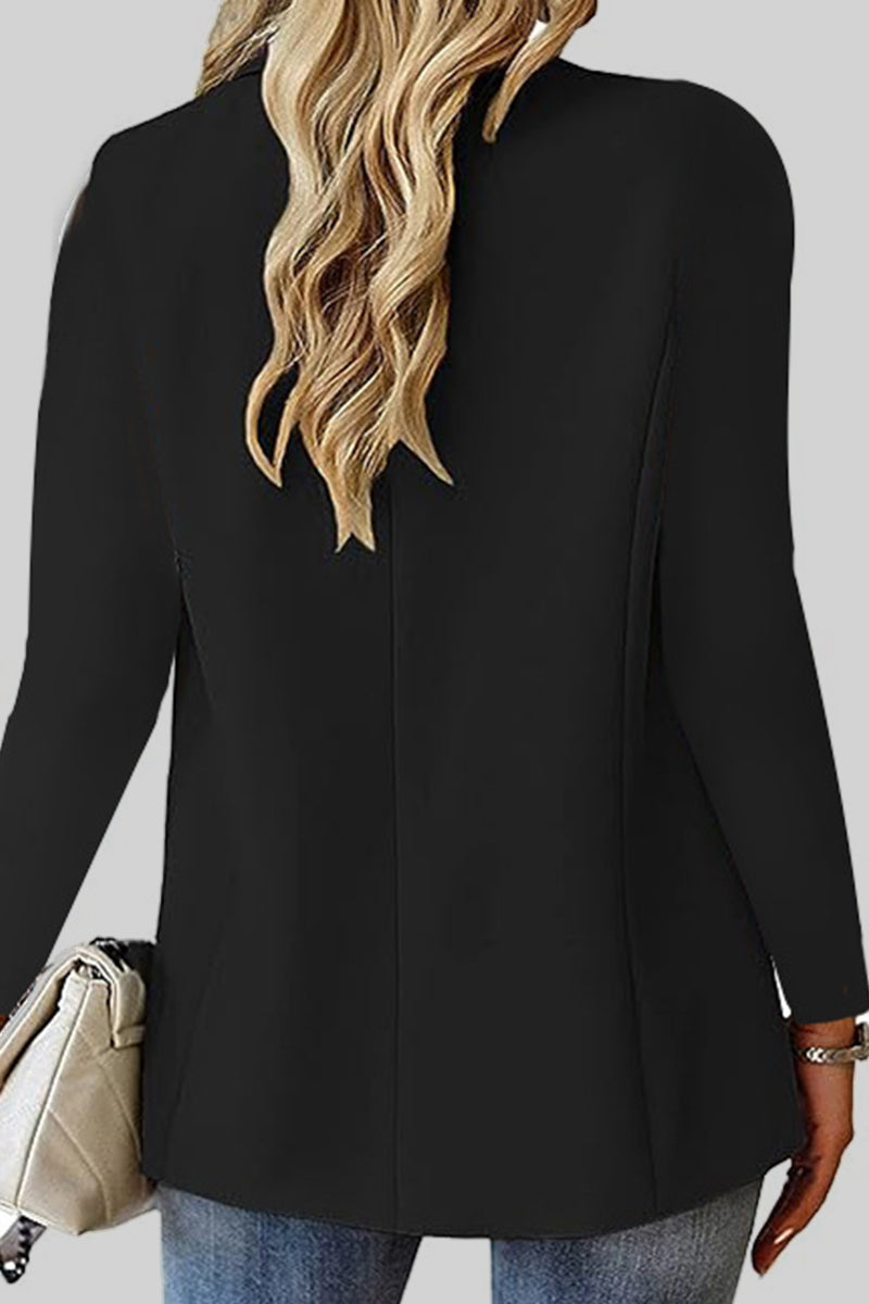 Cardigan Turn-back Collar Outerwear