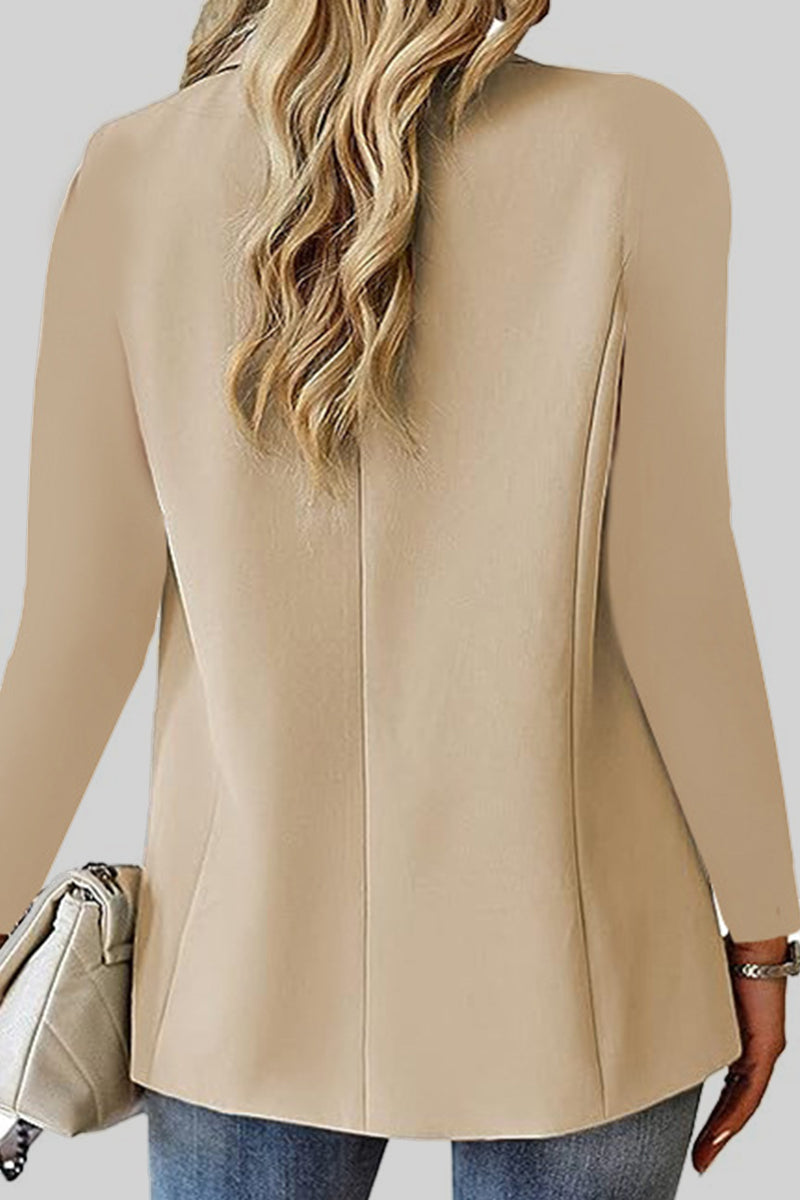 Cardigan Turn-back Collar Outerwear