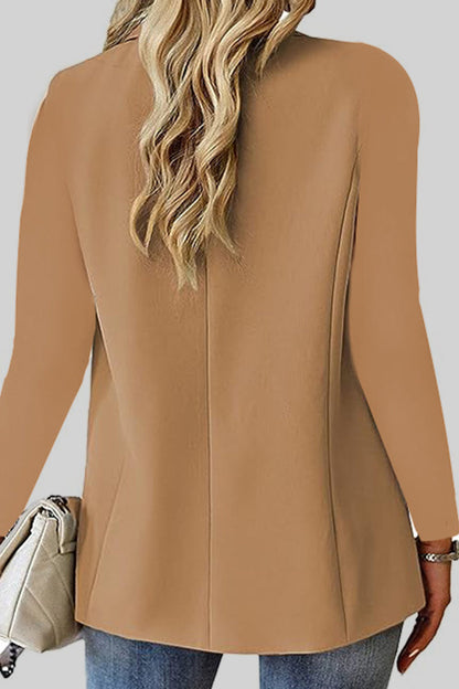 Cardigan Turn-back Collar Outerwear
