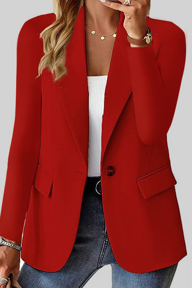 Cardigan Turn-back Collar Outerwear