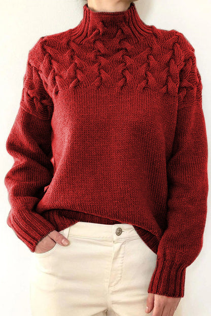 Weave Turtleneck Sweaters(11 Colors)