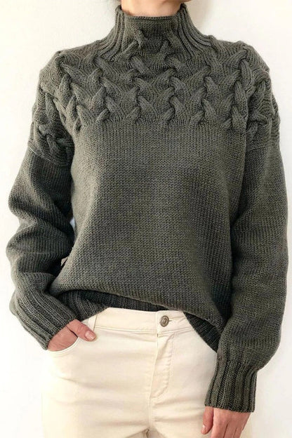 Weave Turtleneck Sweaters(11 Colors)