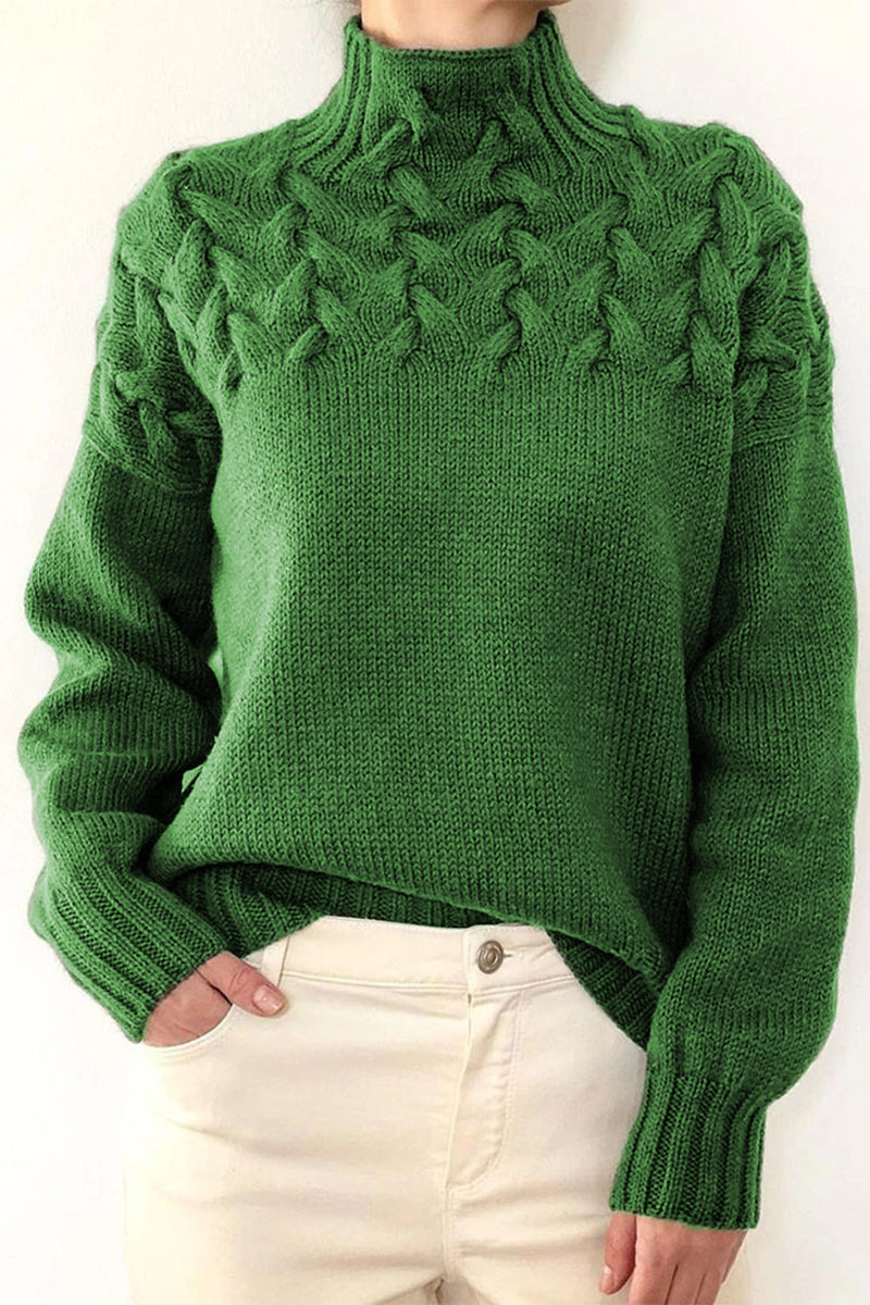 Weave Turtleneck Sweaters(11 Colors)