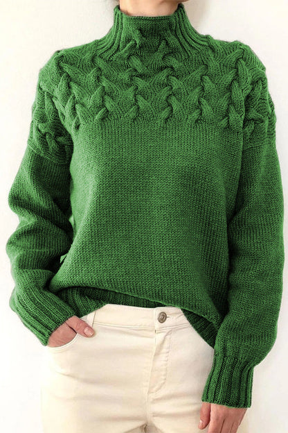 Weave Turtleneck Sweaters(11 Colors)