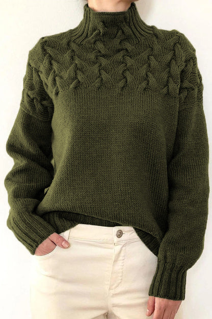 Weave Turtleneck Sweaters(11 Colors)