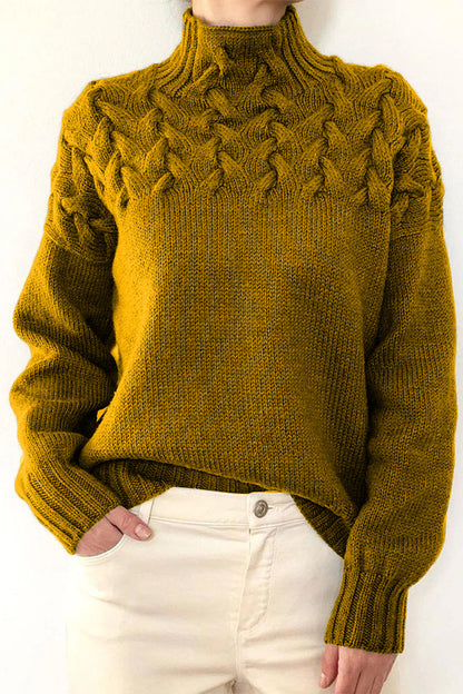 Weave Turtleneck Sweaters(11 Colors)