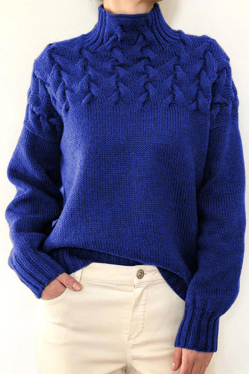 Weave Turtleneck Sweaters(11 Colors)